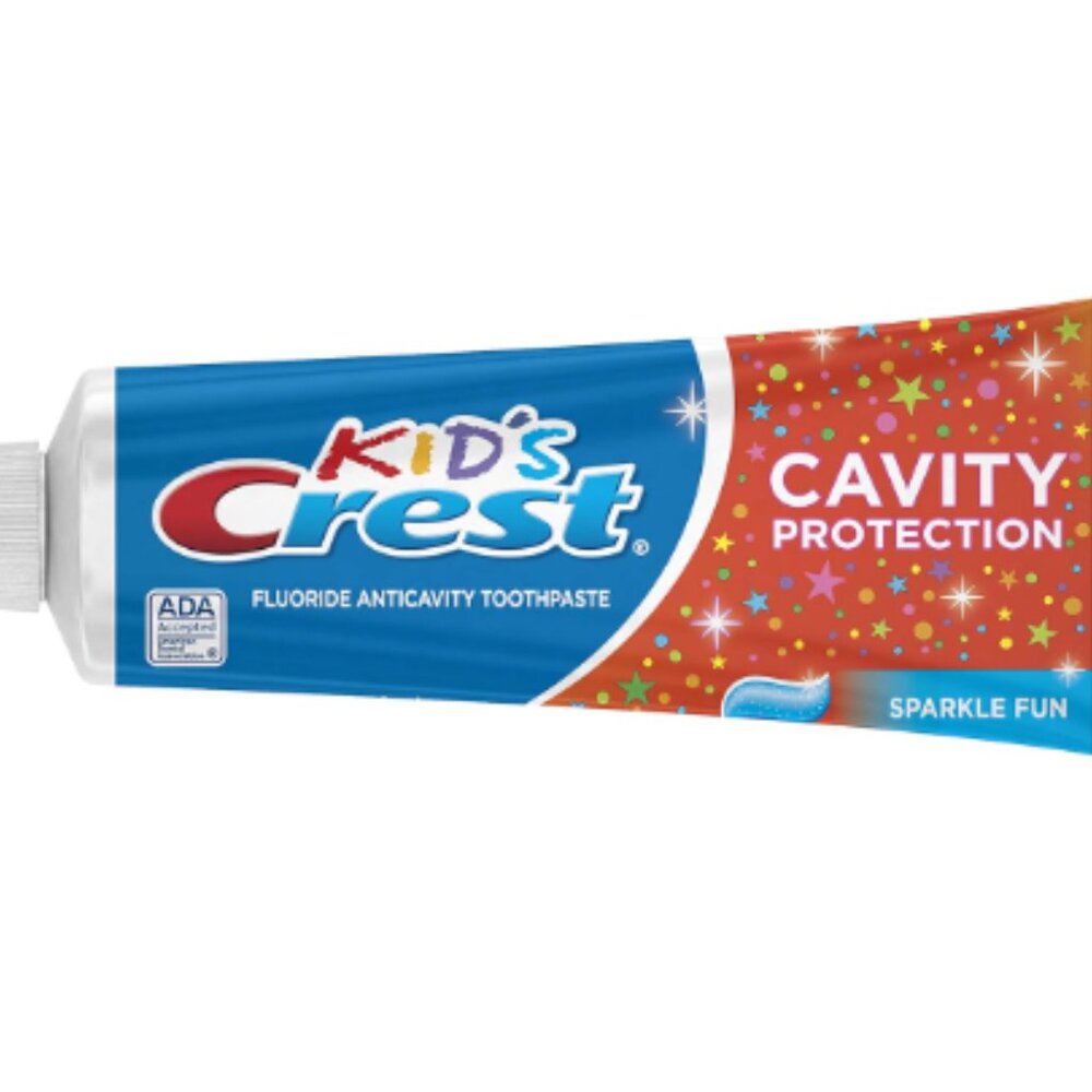 Crest Kid’s Toothpaste 2.2oz 4-Pack Sparkle Fun Cavity Protection ADA Accepted